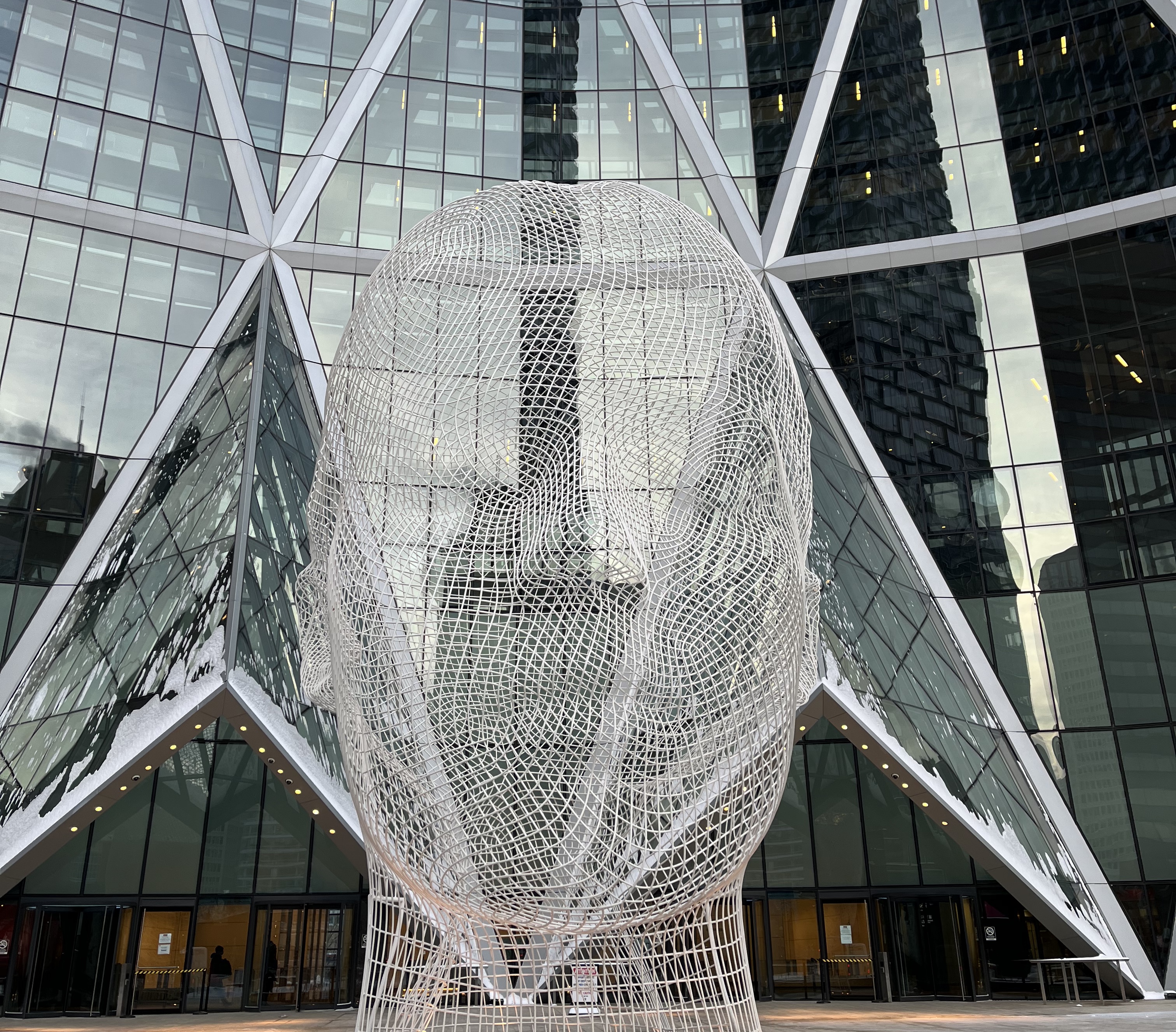 Urban art, The Bow, Calgary, urban lookout, explore, walk, urban hike