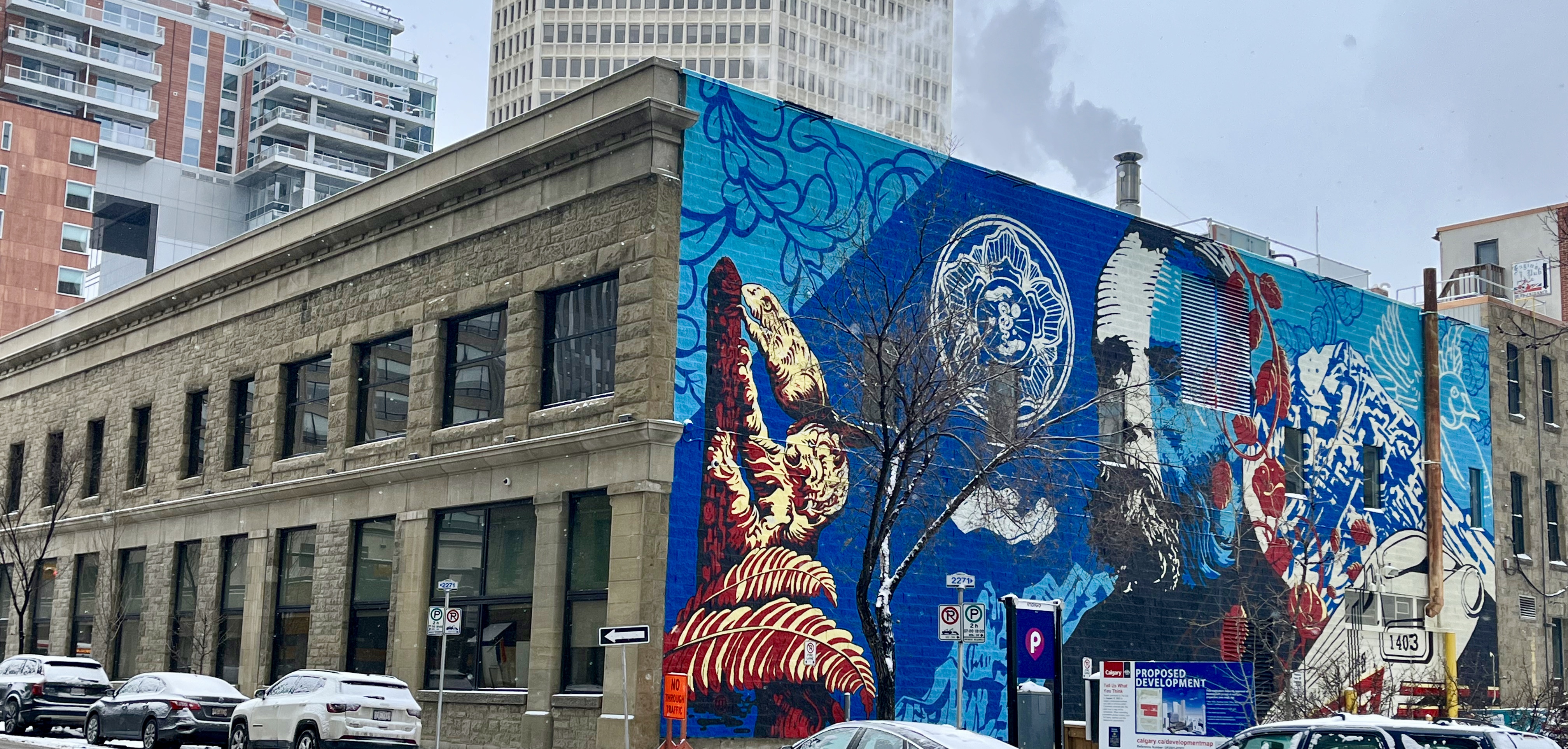 Urban art, Stephen Ave, mural, urban lookout, explore, Hudson Block, walking tour