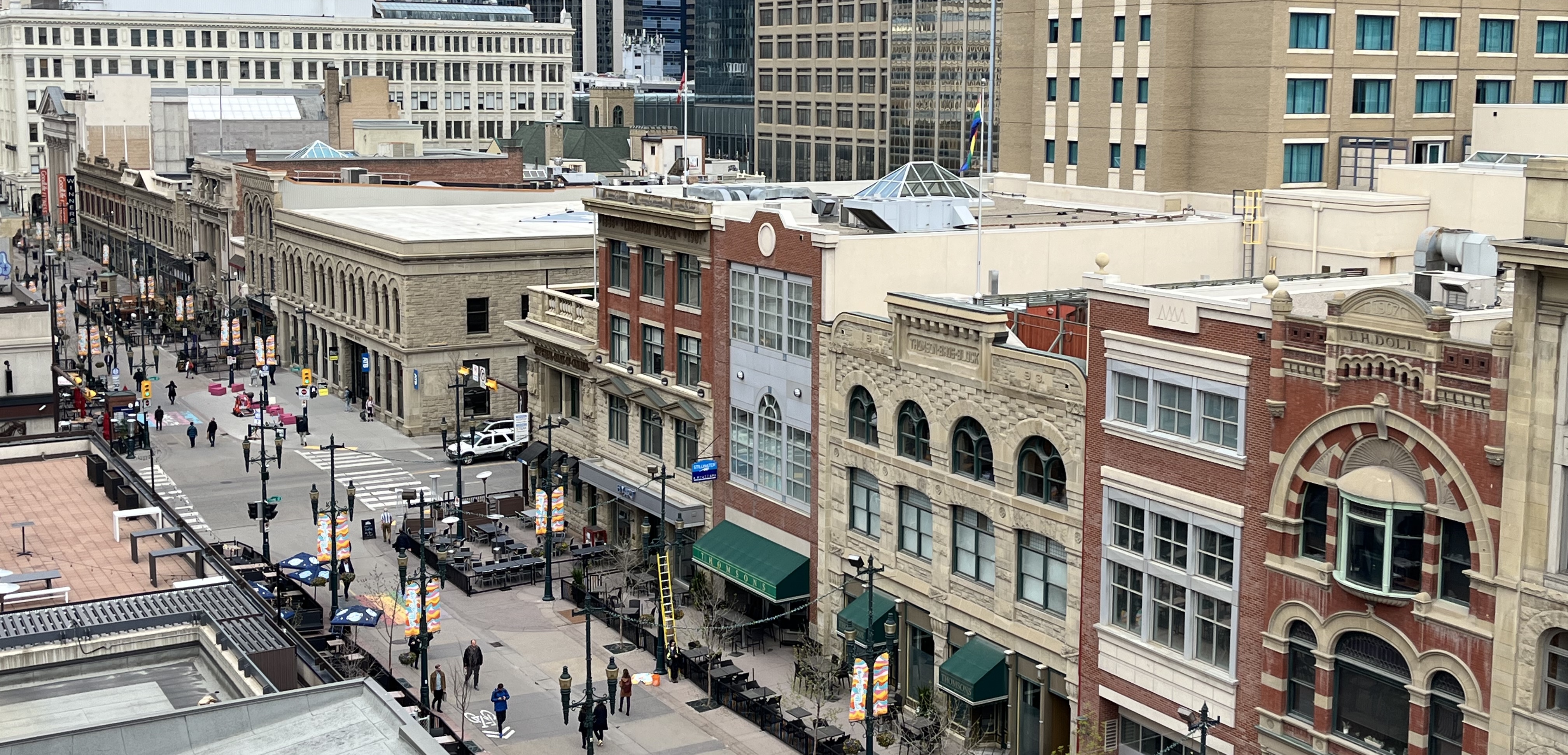 sandstone city, walking, tour, urban, hiking, explore, architecture, Hudson's Bay, Hyatt