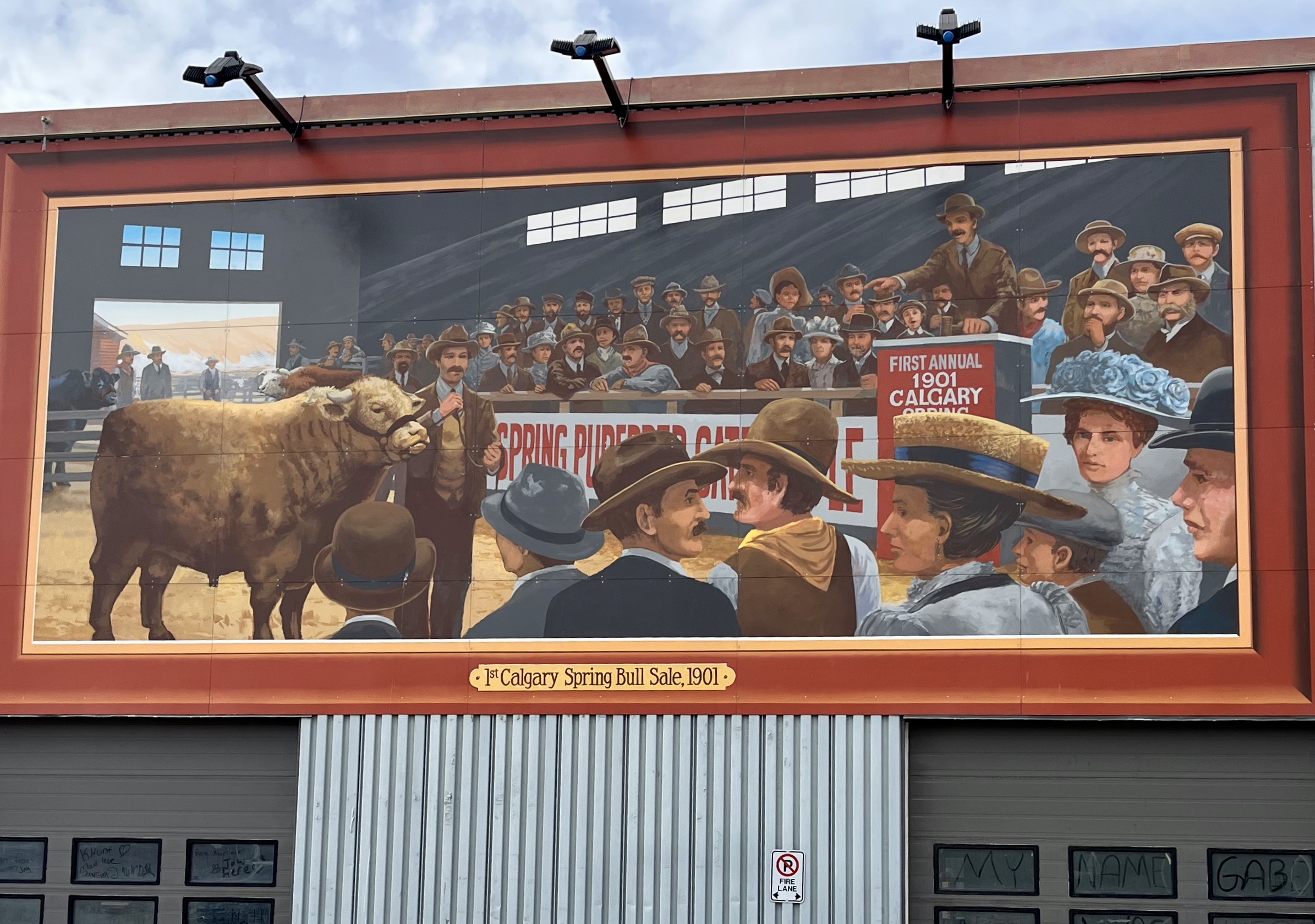 Calgary, Saddledome, urban, art, exploring