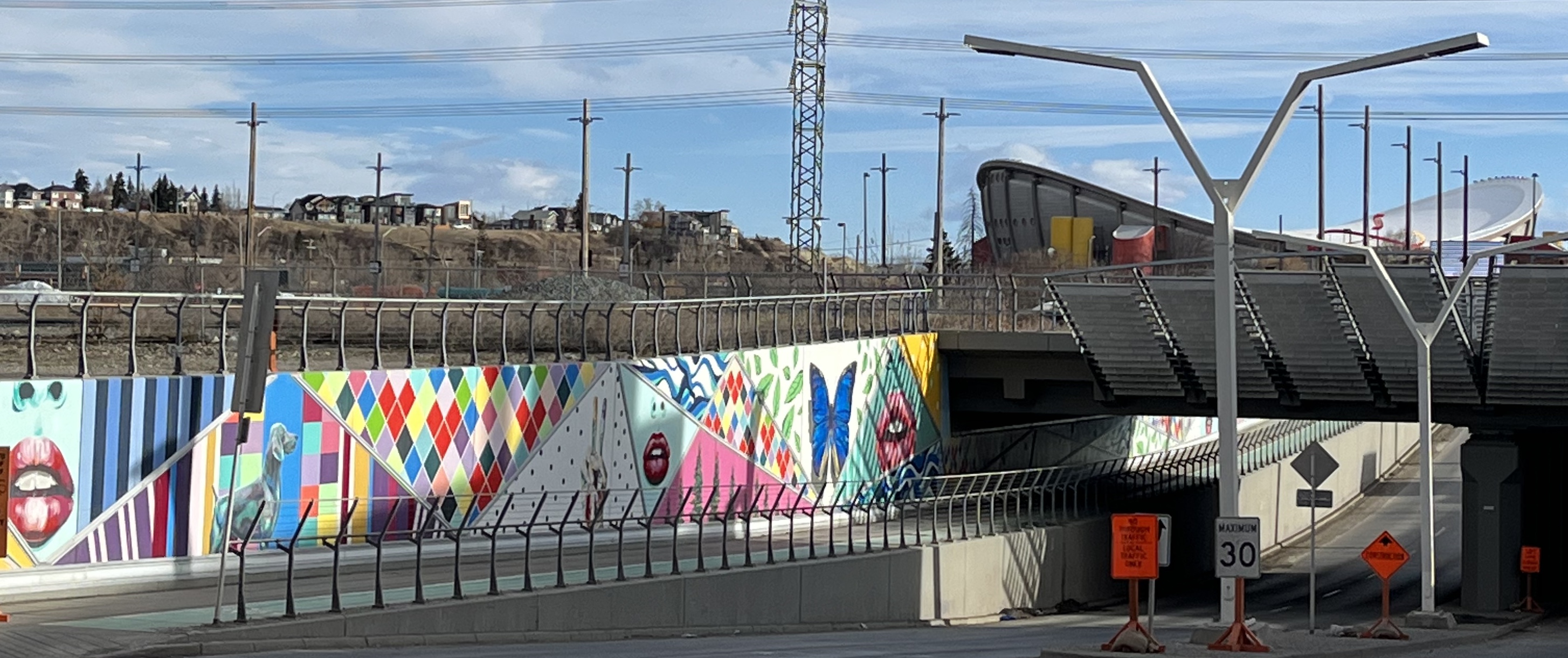 Urban, explore, East Village, tour, walk, bike, transportation, Calgary