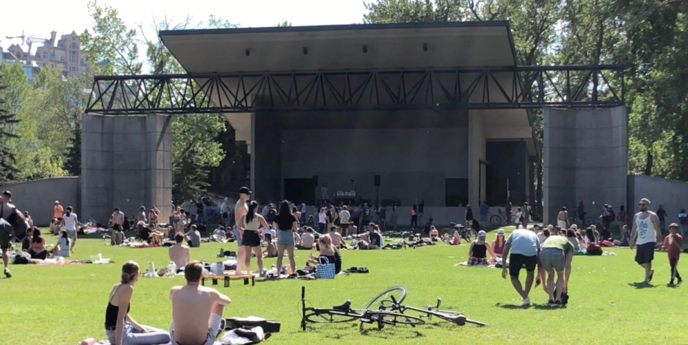 Calgary, bike, walk, tour, summer, urban,