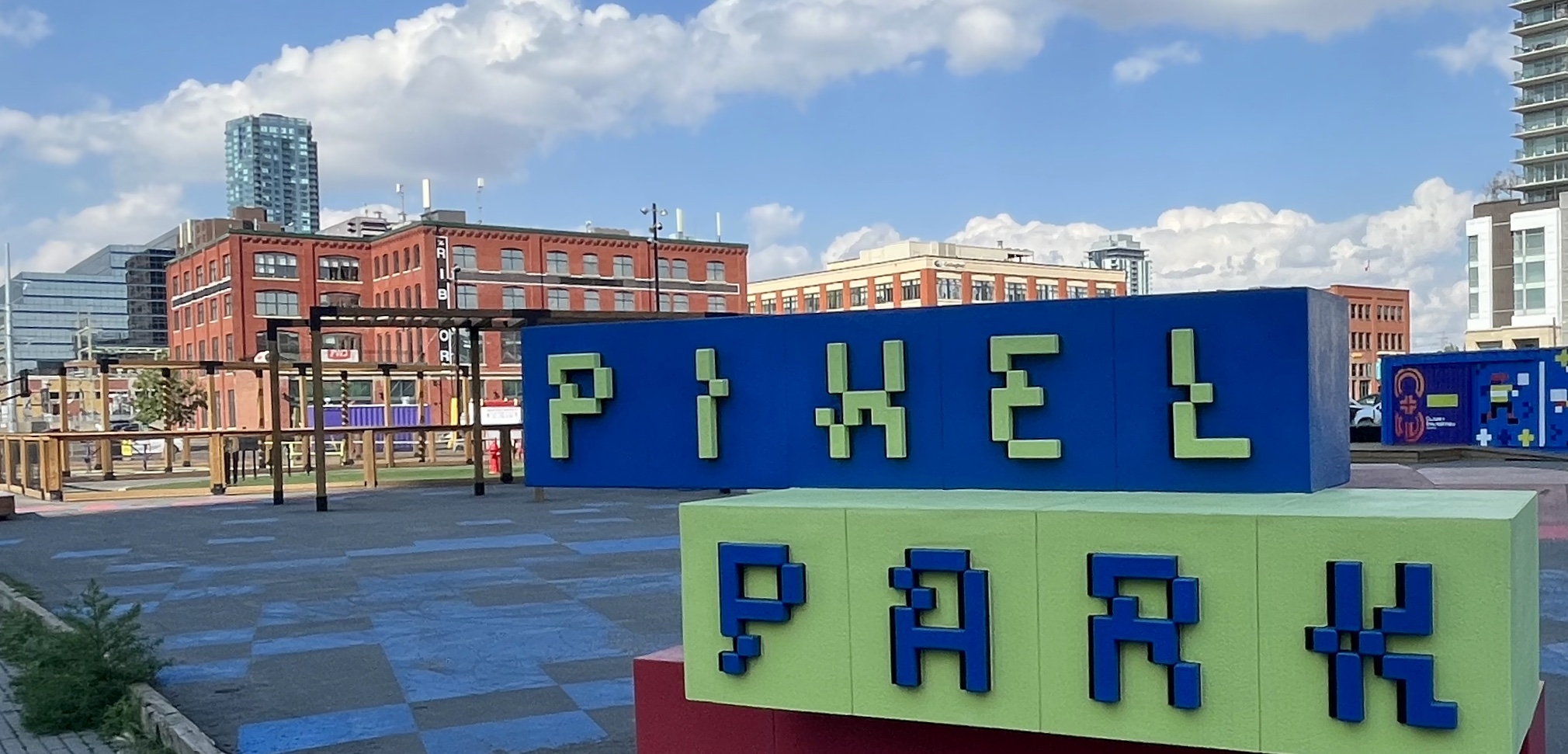 Heritage warehouse, Calgary, basketball, activation, Victoria Park