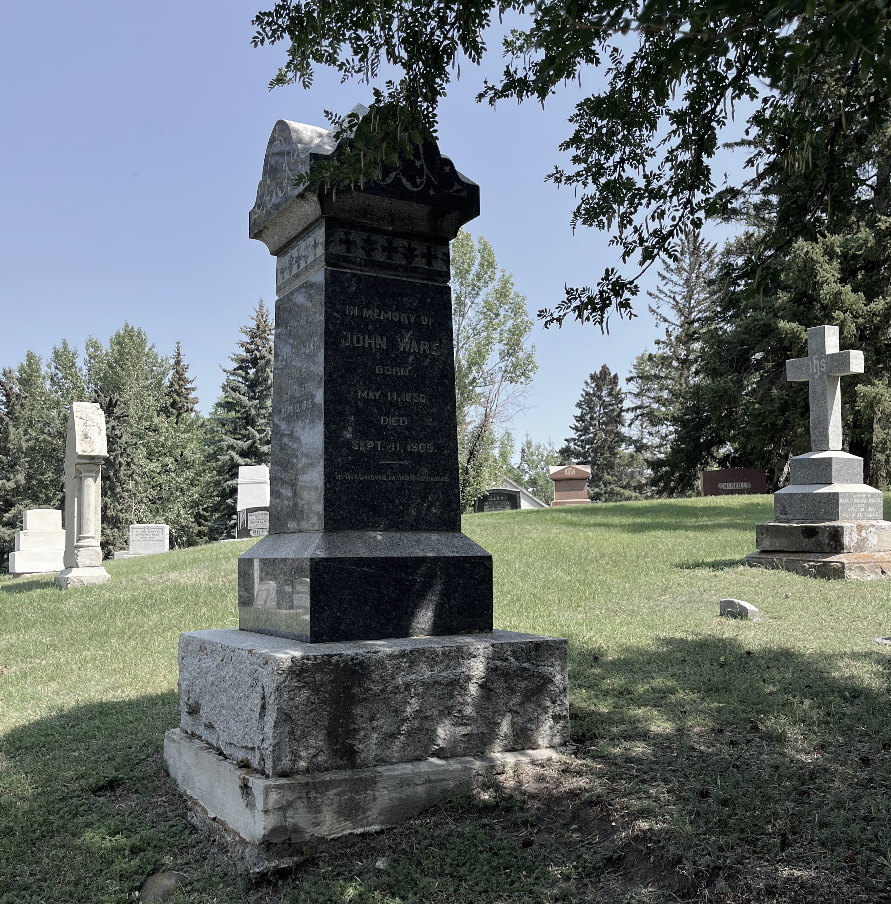 Calgary, urban, exploring, park, cemetery,