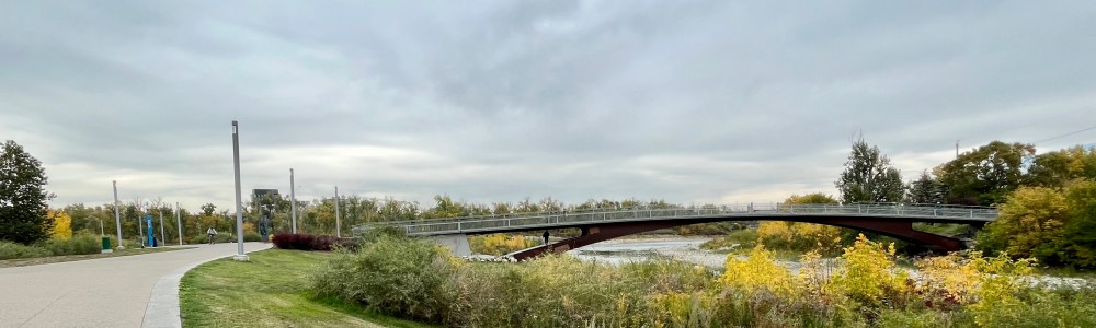 Calgary, urban, exploring, bike, walk, pathway