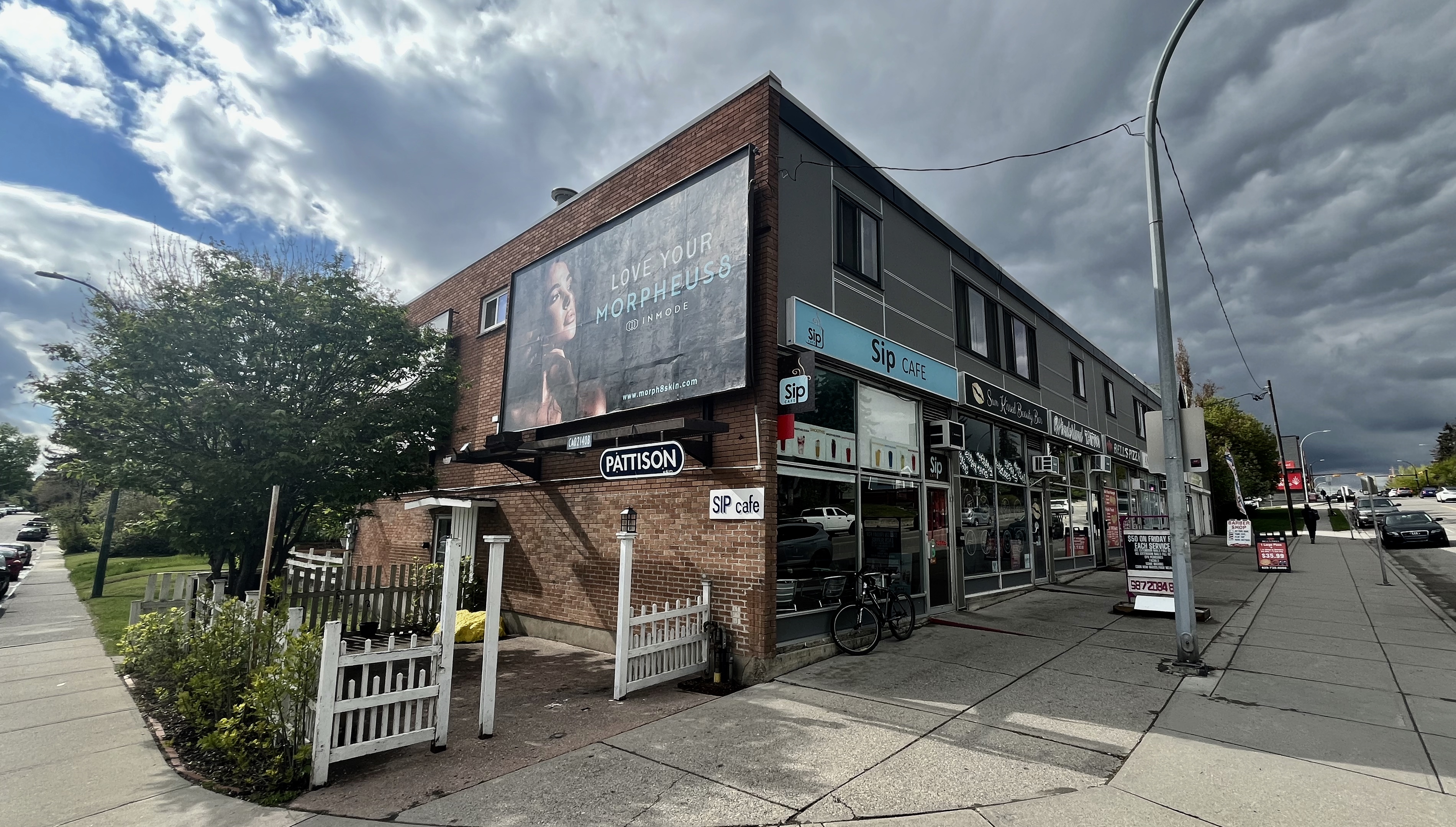 mobility, sidewalk, bike, walk, coffee, urban
